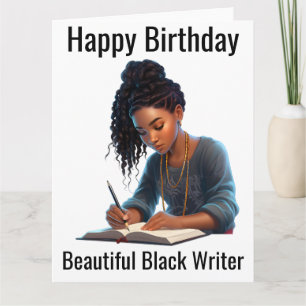 Black Girl Magic Birthday Sista Melanin Woman Card