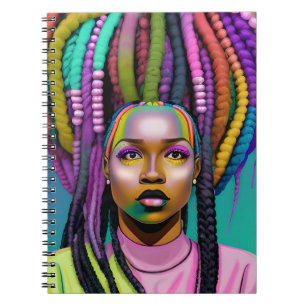 Black Girl Magic Birthday Sista Melanin Woman Notebook