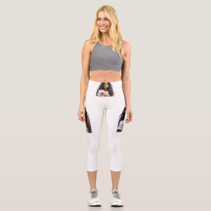 Black girl magic capri leggings