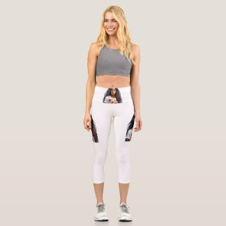 Black girl magic capri leggings
