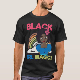 Black Girl Magic Melanin Pride African Afro Queen  T-Shirt