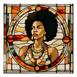 Black girl magic melanin sista queen women mom sis poster