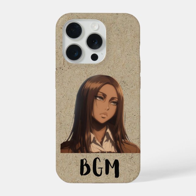 BLACK GIRL MAGIC Phone case. iPhone Case (Back)