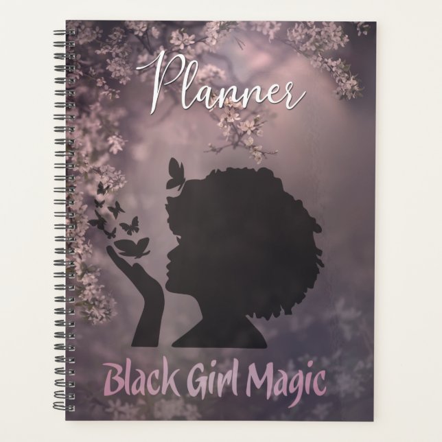 Black Girl Magic Planner for Black Women (Front)