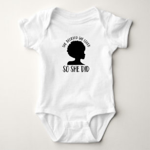 Black Girl Magic She Believed She Could So She Did Baby Bodysuit