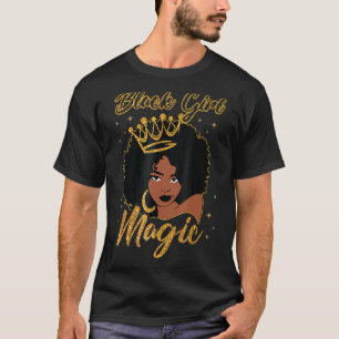 Black Girl Magic Shirts for Women Girls Kids Afric