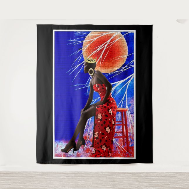 Black Girl Magic Tapestry (Front)