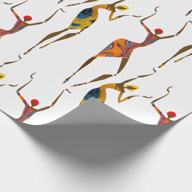 Black Girl Magic Wrapping Paper (Corner)