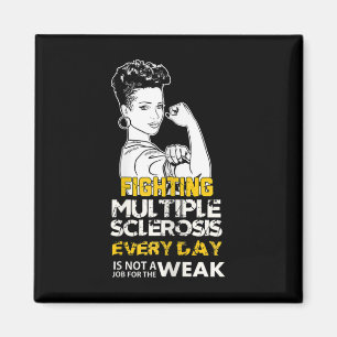 Black Girl Multiple Sclerosis Warrior Strong Woman Magnet