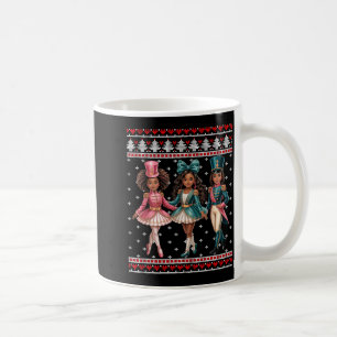 Black Girl Nutcracker Western Nutcracker Bow Ugly  Coffee Mug