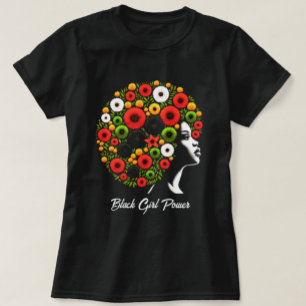 Black Girl Power Personalized T-Shirt