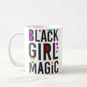 Black Girl Pride Magic Word Art Coffee Mug