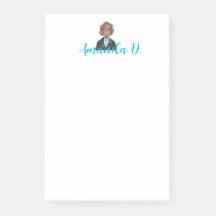 Black Girl with Glasses Personalized