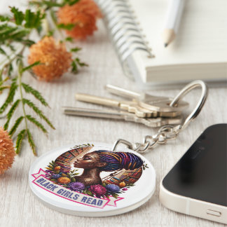 Black Girls Read Customable Logo Porte - clé
