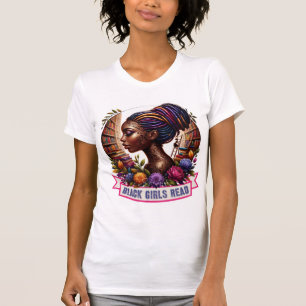 Black Girls Read   T-shirt Bella+Canva pour femmes