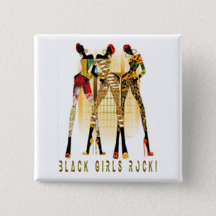Black Girls Rock! 2 Inch Square Button