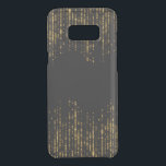 Black & Glam Gold Glitter Beads Uncommon Samsung Galaxy S8 Plus Case<br><div class="desc">Elegant black and glam gold glitter beads design.</div>