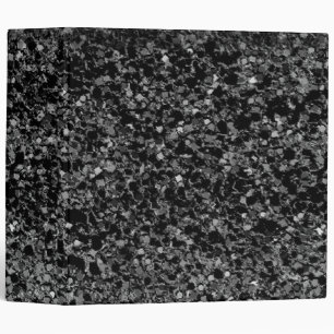 Black Glitter Binder