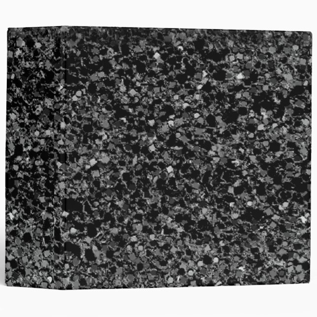 Black Glitter Binder (Front/Spine)