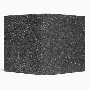 Black Glitter Binder
