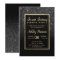 Black glitter gold typography Sweet 16