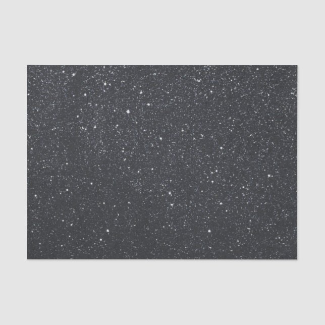 Black Glitter Grey Beauty Lashes Eyes Tissue Paper (Front)