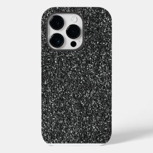 Black Glitter look iPhone 14 Pro Case