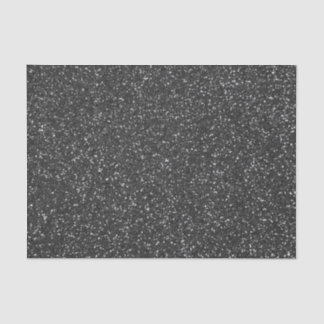 Black Glitter Tissue Paper