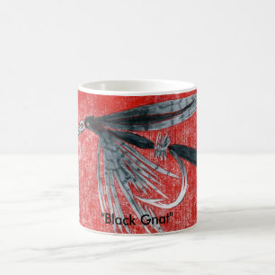 "Black Gnat" Truite classique Volant Mug
