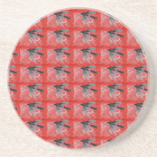 "Black Gnat" Wet Trout Fly Pattern Fly Coaster