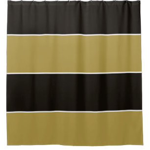 Black, Gold and White Stripes