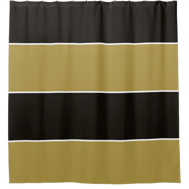 Black, Gold and White Stripes (Front)