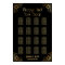Black & Gold Art Deco 16 Tables Seating Chart