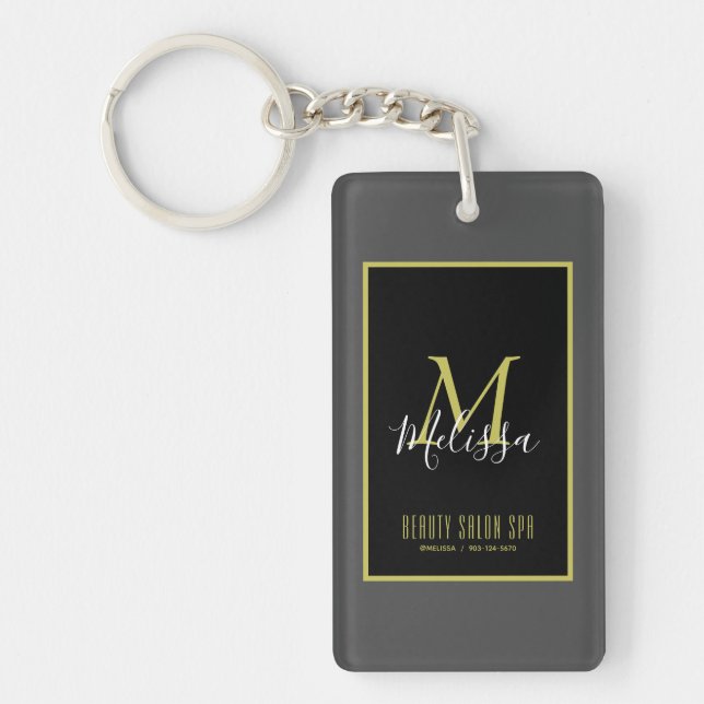 Black Gold Beauty Salon SPA par Anastasia Monogram (Devant)