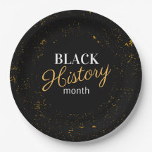 Black & Gold Black History Month