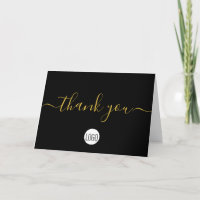 Black Gold business customer appreciation Custom