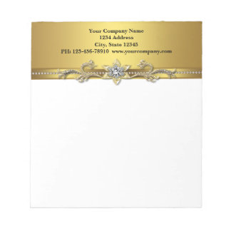 Black Gold Business Notepads