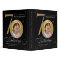 Black Gold Calligraphy 70th Birthday Elegant Photo