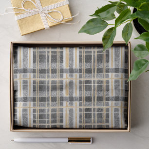 Black Gold Christmas Pattern#2 ID1009 Tissue Paper