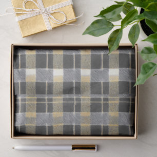 Black Gold Christmas Pattern#7 ID1009 Tissue Paper