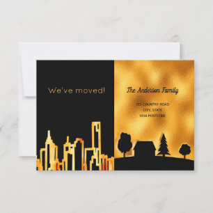 Black gold city country we moved announcement