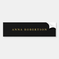 Black Gold Colours Professional Trendy Minimalist