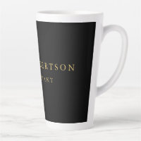 Black Gold Colours Professional Trendy Minimalist