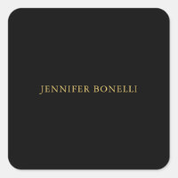 Black Gold Colours Professional Trendy Modern Plai