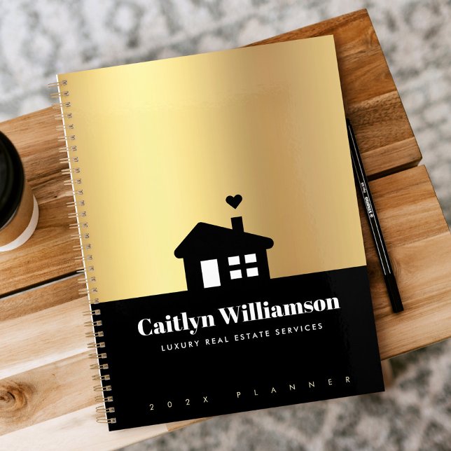 Black Gold courtier immobilier Maison moderne (Créateur téléchargé)