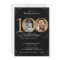 Black Gold Custom Photo 100th Birthday Party 