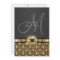 Black gold damask wedding