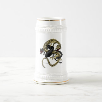 Black & Gold Dragons Mug