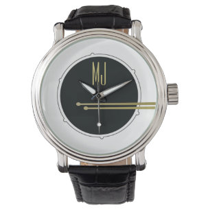 Black Gold Drummer Watch Gift for Him