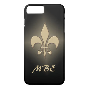 Black Gold Fleur de Lis Case-Mate iPhone Case